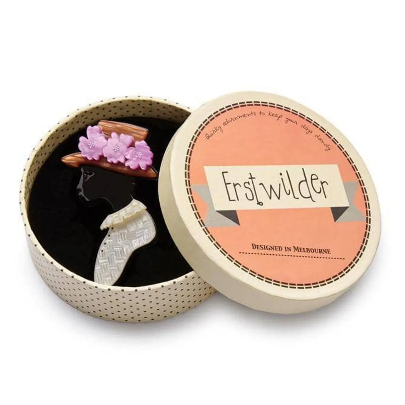 Erstwilder Miss Fanny Mae Jones Brooch^ Brooches