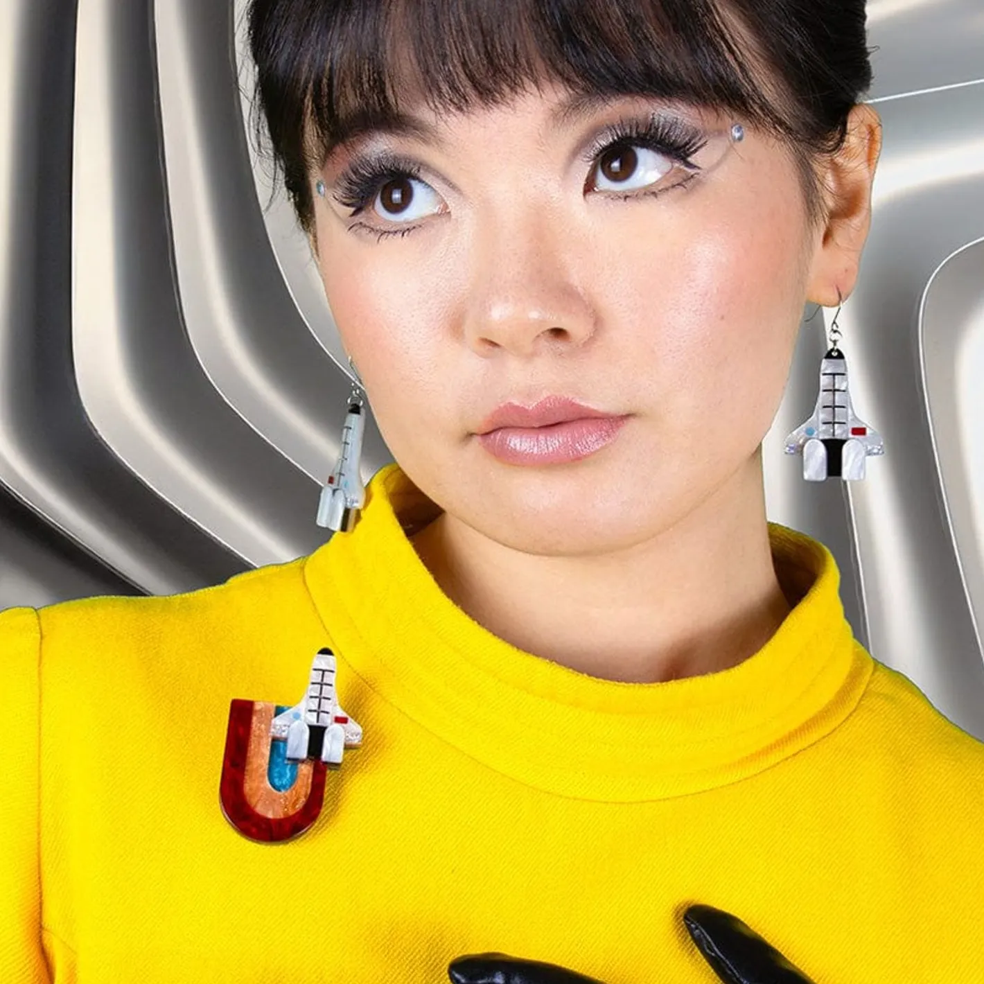 Erstwilder Mission To The Moon Brooch^ Brooches