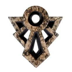 Erstwilder Modernist Motif Brooch^ Brooches