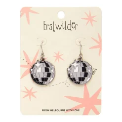 Erstwilder Mosaic Mirror Enamel Drop Earrings^ Enamel Earrings