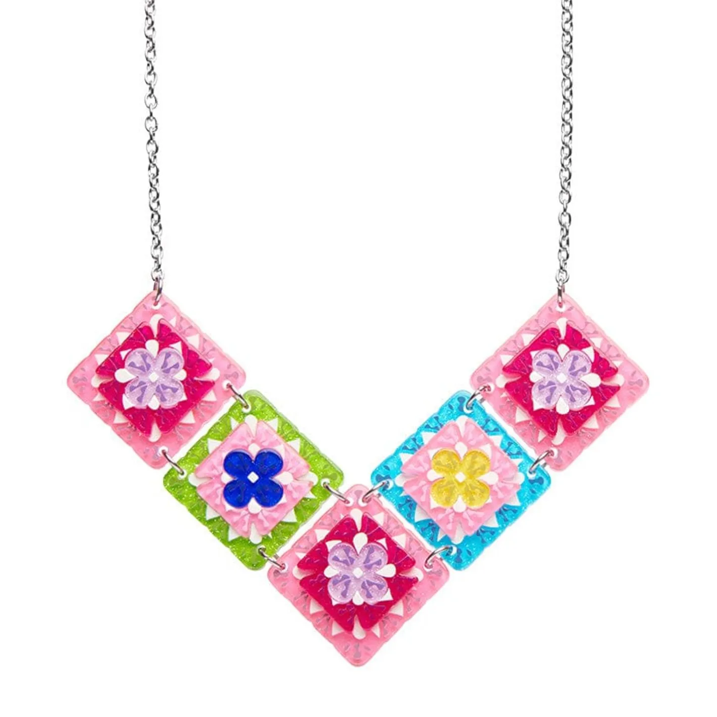 Erstwilder Mosaic Motifs Necklace^ Necklaces