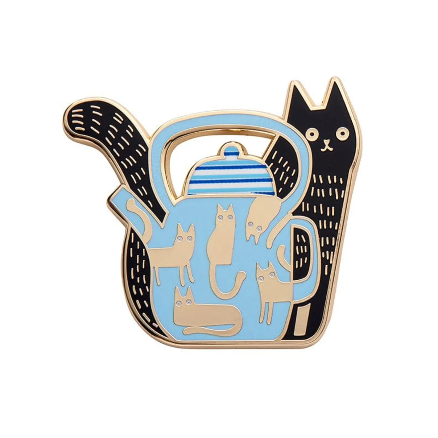 Erstwilder Mouse Tea Enamel Pin^ Enamel Pins