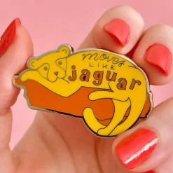 Erstwilder Moves Like Jaguar Enamel Pin^ Enamel Pins