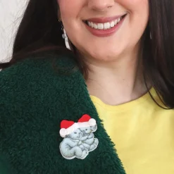 Erstwilder Mr. & Mrs. Bear Brooch^ Brooches
