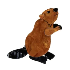 Erstwilder Mr. Beaver'S Bark Brooch^ Brooches
