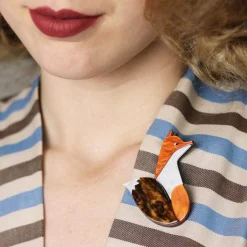 Erstwilder Mr. Fantastic Brooch^ Brooches