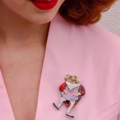 Erstwilder Mr. Jeremy Fisher Brooch^ Brooches