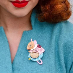 Erstwilder Mrs. Tittlemouse Brooch^ Brooches