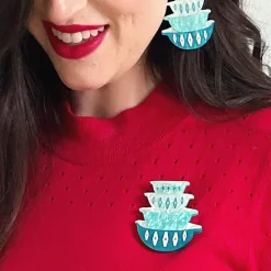 Erstwilder Nanna'S Prized Diamond Bowls Brooch^ Brooches