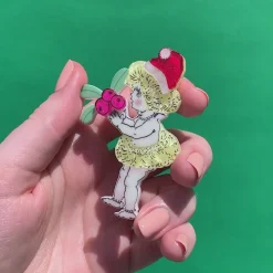 Erstwilder Native Berries Christmas Brooch^ Brooches