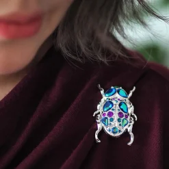 Erstwilder Nature'S Noel Stone Set Crystal Brooch^ Brooches