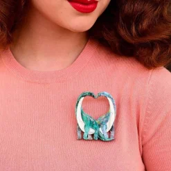 Erstwilder Neck And Neck Brooch^ Brooches