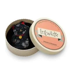 Erstwilder Neko The Beckoner Brooch^ Brooches