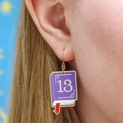 Erstwilder Next Chapter Enamel Drop Earrings^ Enamel Earrings