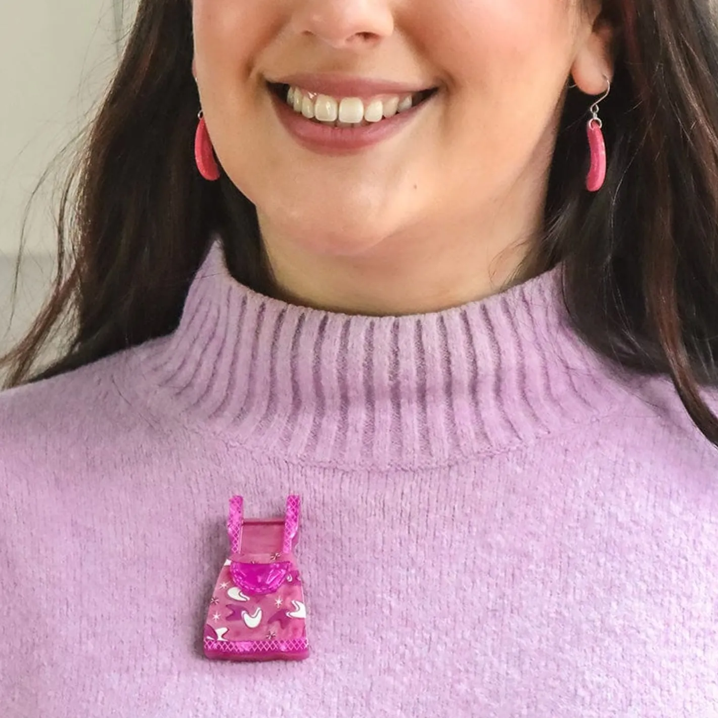 Erstwilder No Strings Attached Brooch - Pink^ Brooches