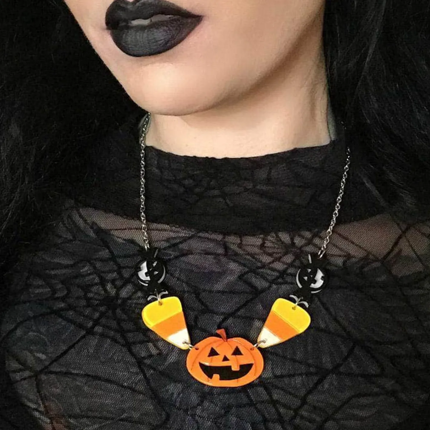 Erstwilder No Tricks Halloween Necklace^ Necklaces