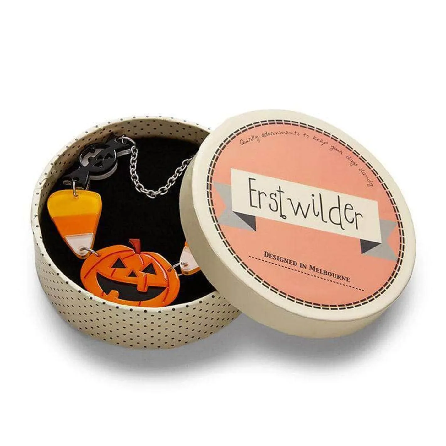 Erstwilder No Tricks Halloween Necklace^ Necklaces