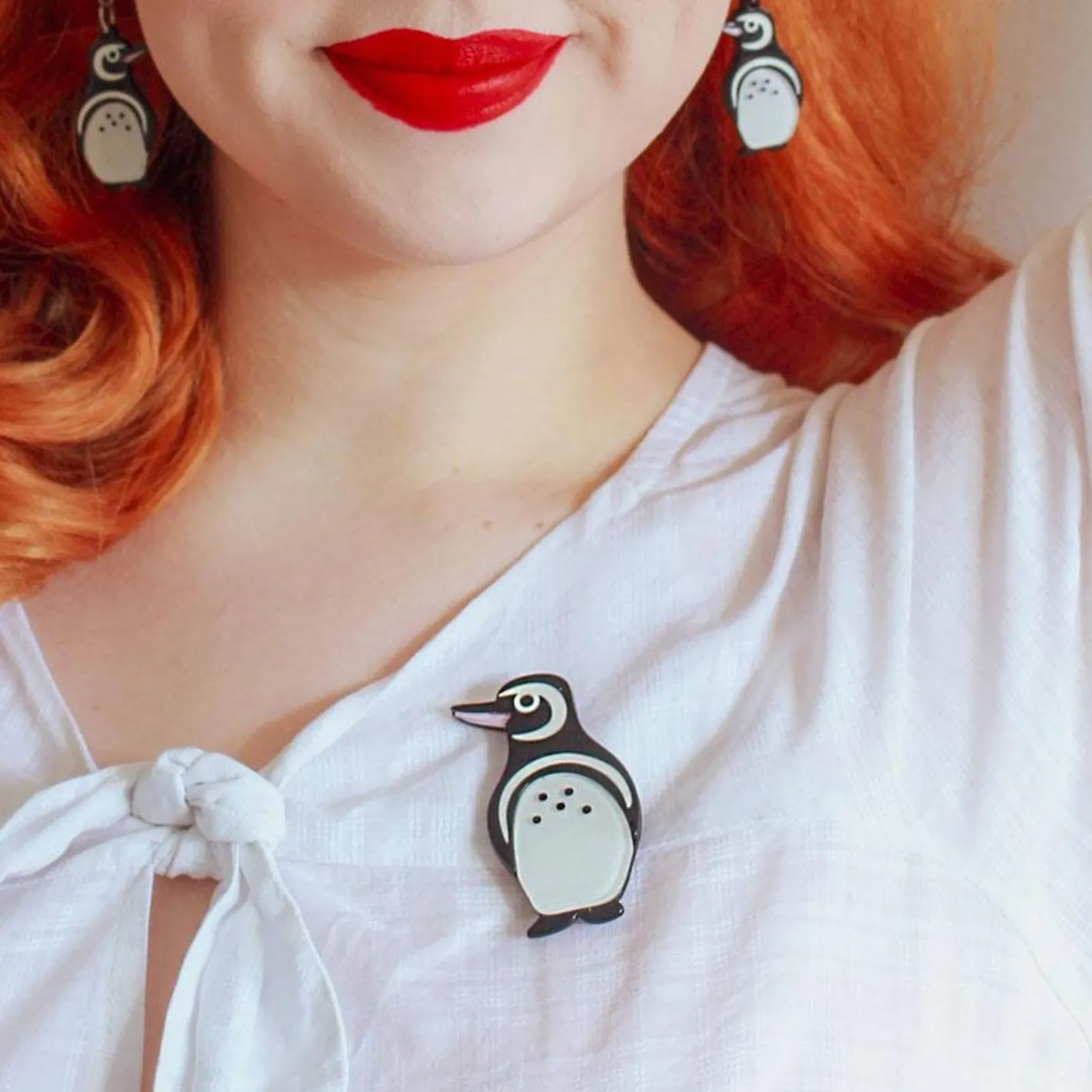 Erstwilder Northside Wanderer Penguin Brooch^ Brooches