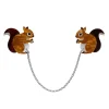 Erstwilder Not Quite A Scurry Cardigan Clips^ Brooches