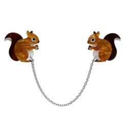 Erstwilder Not Quite A Scurry Cardigan Clips^ Brooches