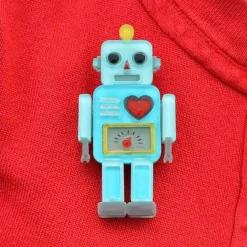 Erstwilder Nuts And Bolts Robot Brooch^ Brooches