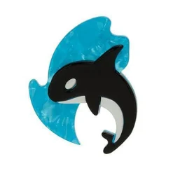 Erstwilder Olinda The Honorable Orca Brooch^ Brooches
