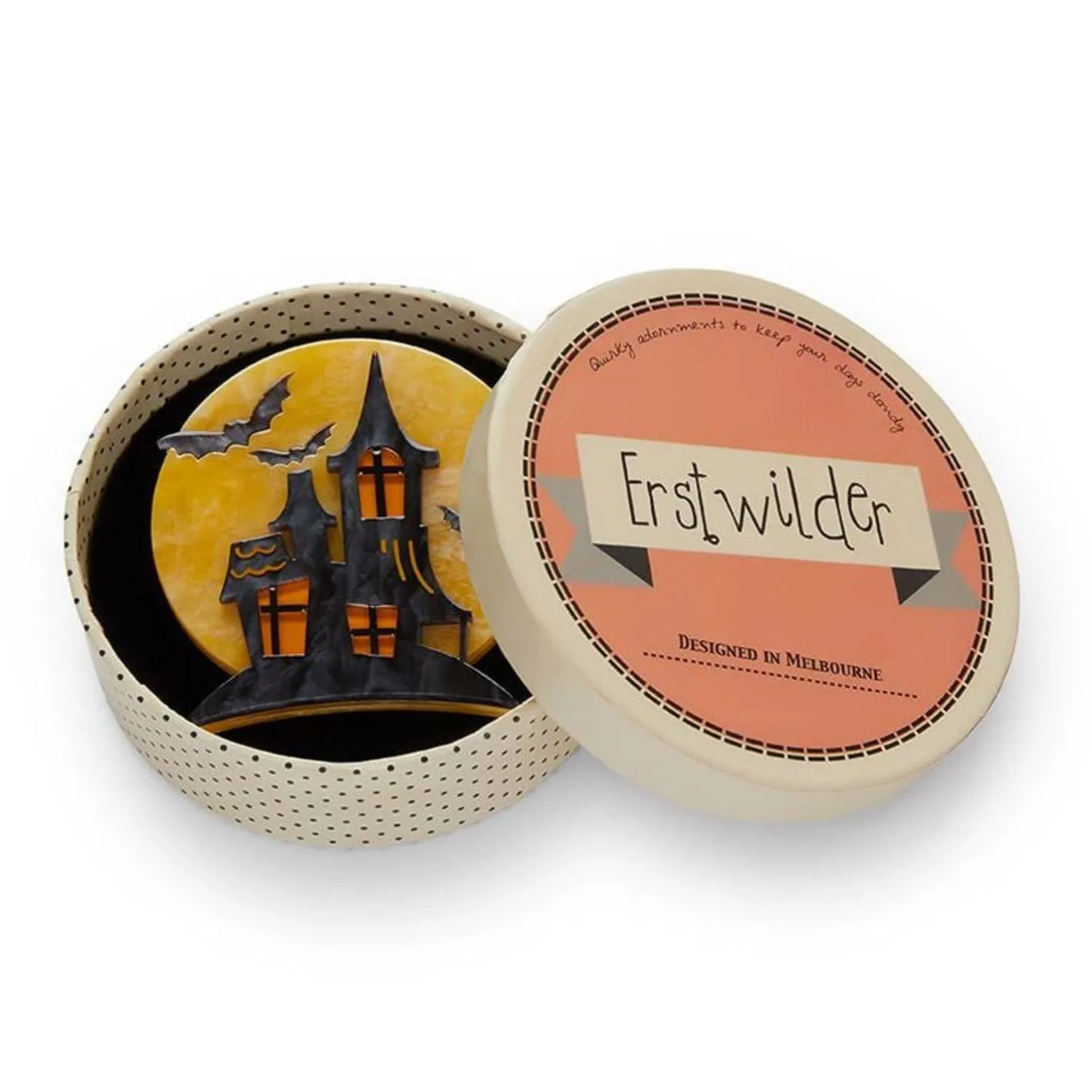 Erstwilder On Haunted Hill Brooch^ Brooches