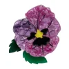 Erstwilder On Sleeping Eyelids Pansy Brooch^ Brooches