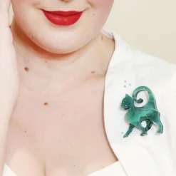 Erstwilder On The Prowl Cat Brooch^ Brooches