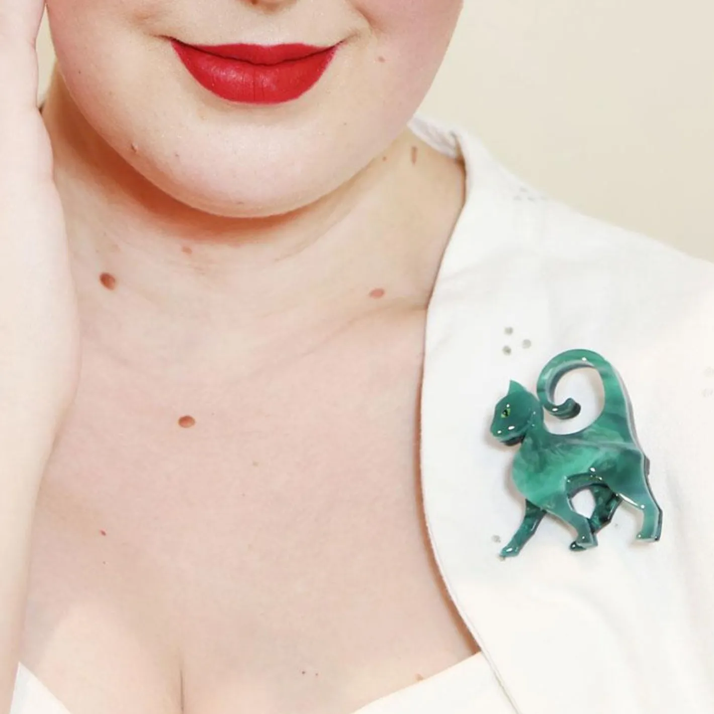 Erstwilder On The Prowl Cat Brooch^ Brooches