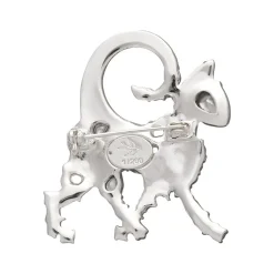 Erstwilder On The Prowl Cat Stone Set Crystal Brooch^ Brooches