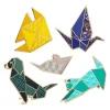 Erstwilder Origami Enamel Pin Pack - 5 Piece^ Enamel Pins