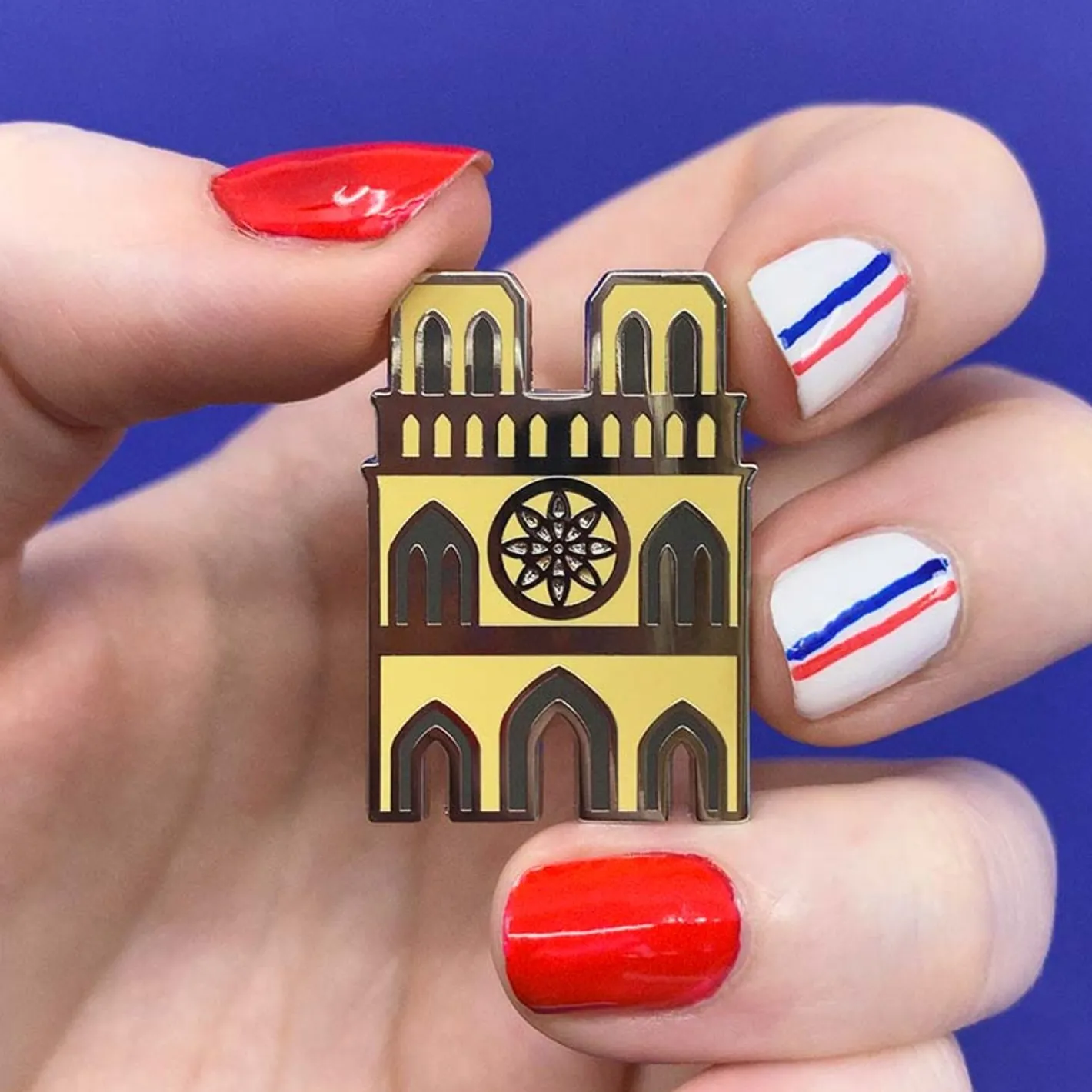 Erstwilder Our Lady Of Paris Enamel Pin^ Enamel Pins