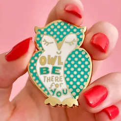 Erstwilder Owl Be There For You Enamel Pin^ Enamel Pins