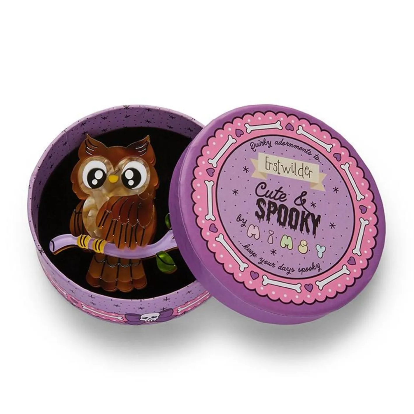 Erstwilder Owl Eyes On You Brooch^ Brooches