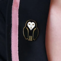 Erstwilder Owl Ornamental Enamel Pin^ Enamel Pins