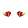 Erstwilder Painted Rose Earrings^ Earrings