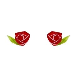 Erstwilder Painted Rose Earrings^ Earrings