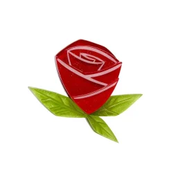 Erstwilder Painted Rose Mini Brooch^ Brooches