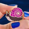 Erstwilder Painted Shell Enamel Pin^ Enamel Pins