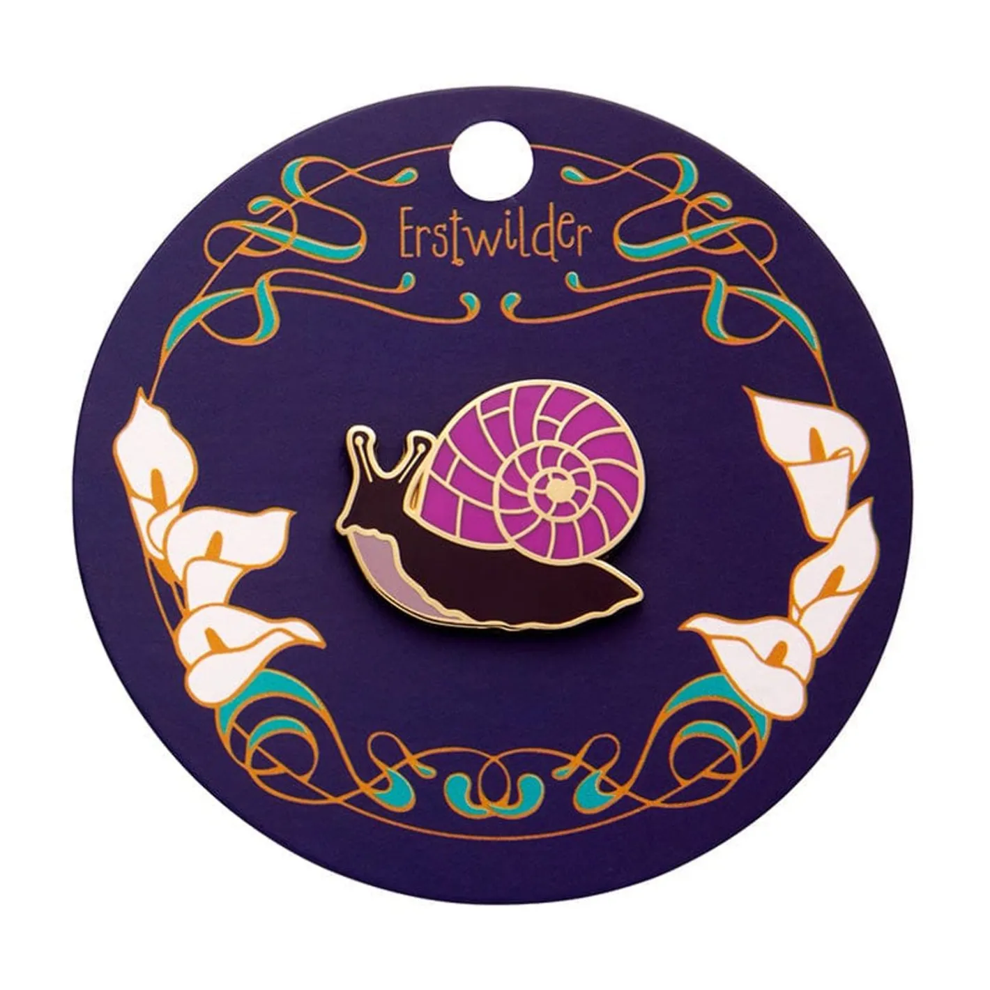 Erstwilder Painted Shell Enamel Pin^ Enamel Pins