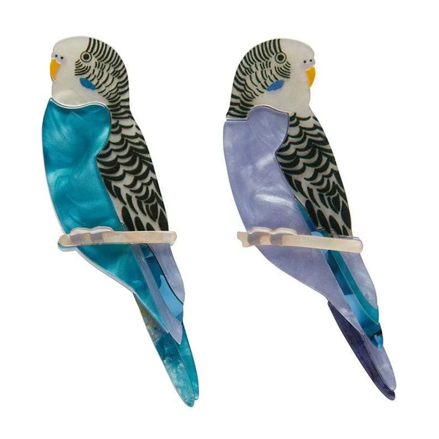 Erstwilder Pair O' Keets Brooch Set^ Brooches