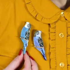 Erstwilder Pair O' Keets Brooch Set^ Brooches