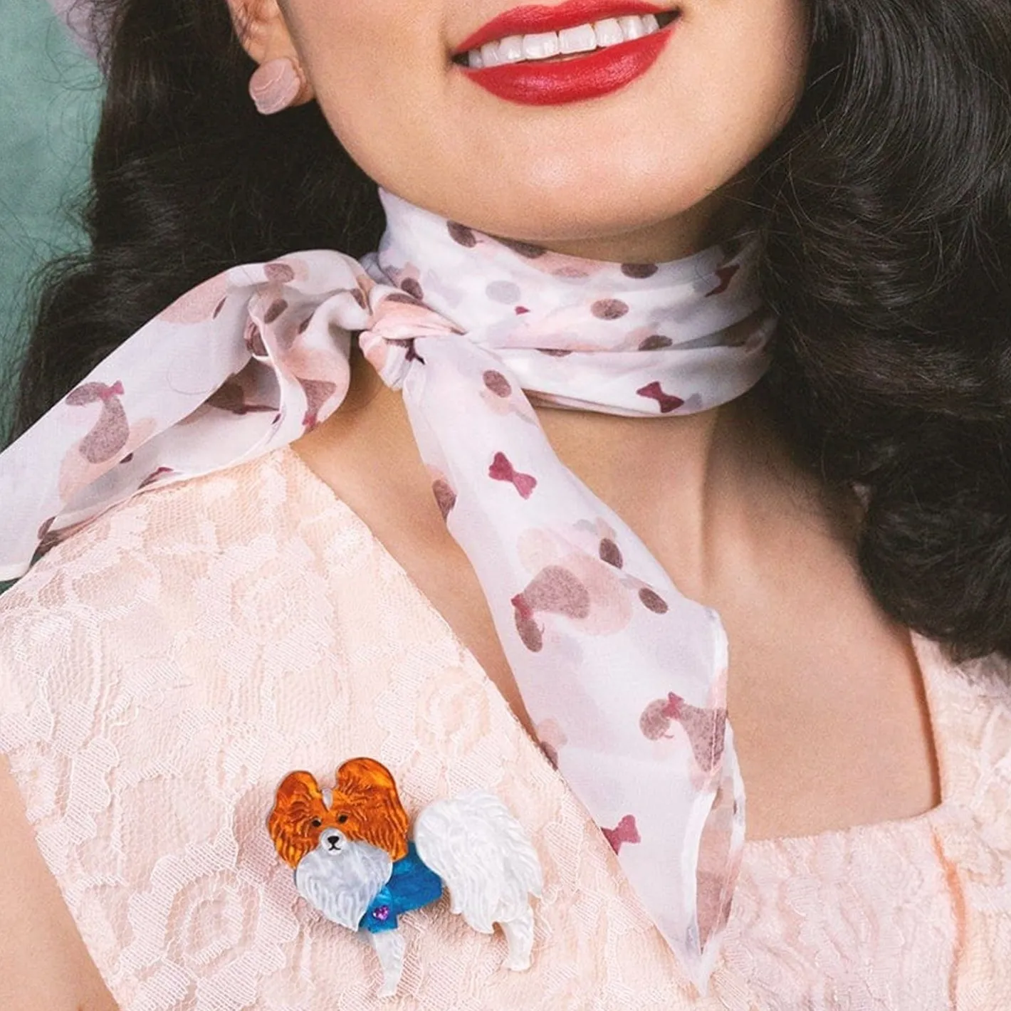 Erstwilder Papillon En Bleu Brooch^ Brooches