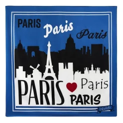 Erstwilder Paris Skyline Square Scarf - Blue^ Scarves