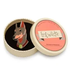 Erstwilder Patrick Pinscher Dog Brooch^ Brooches