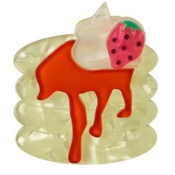Erstwilder Patsy'S Pancake Stack Brooch^ Brooches