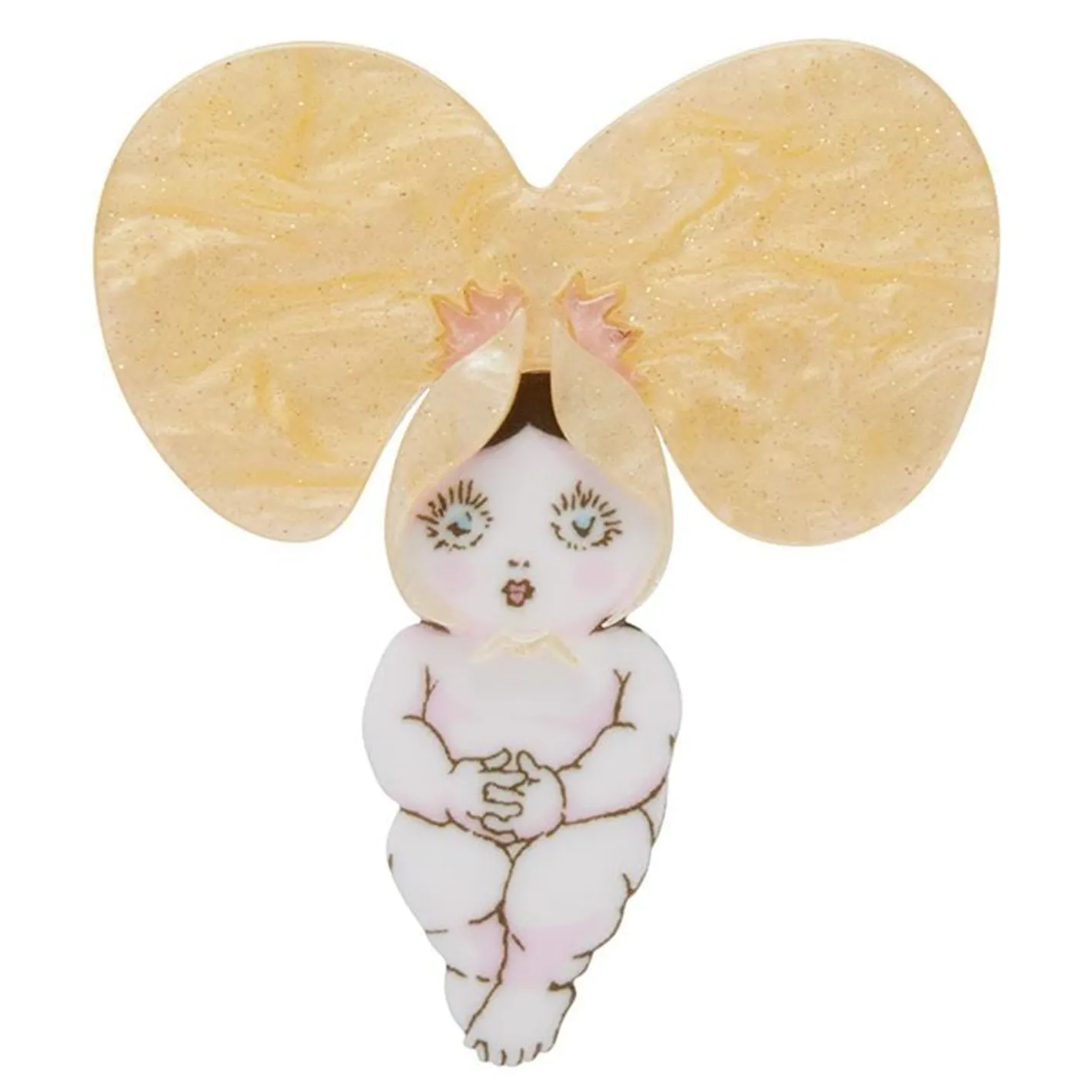 Erstwilder Peababy Brooch^ Brooches