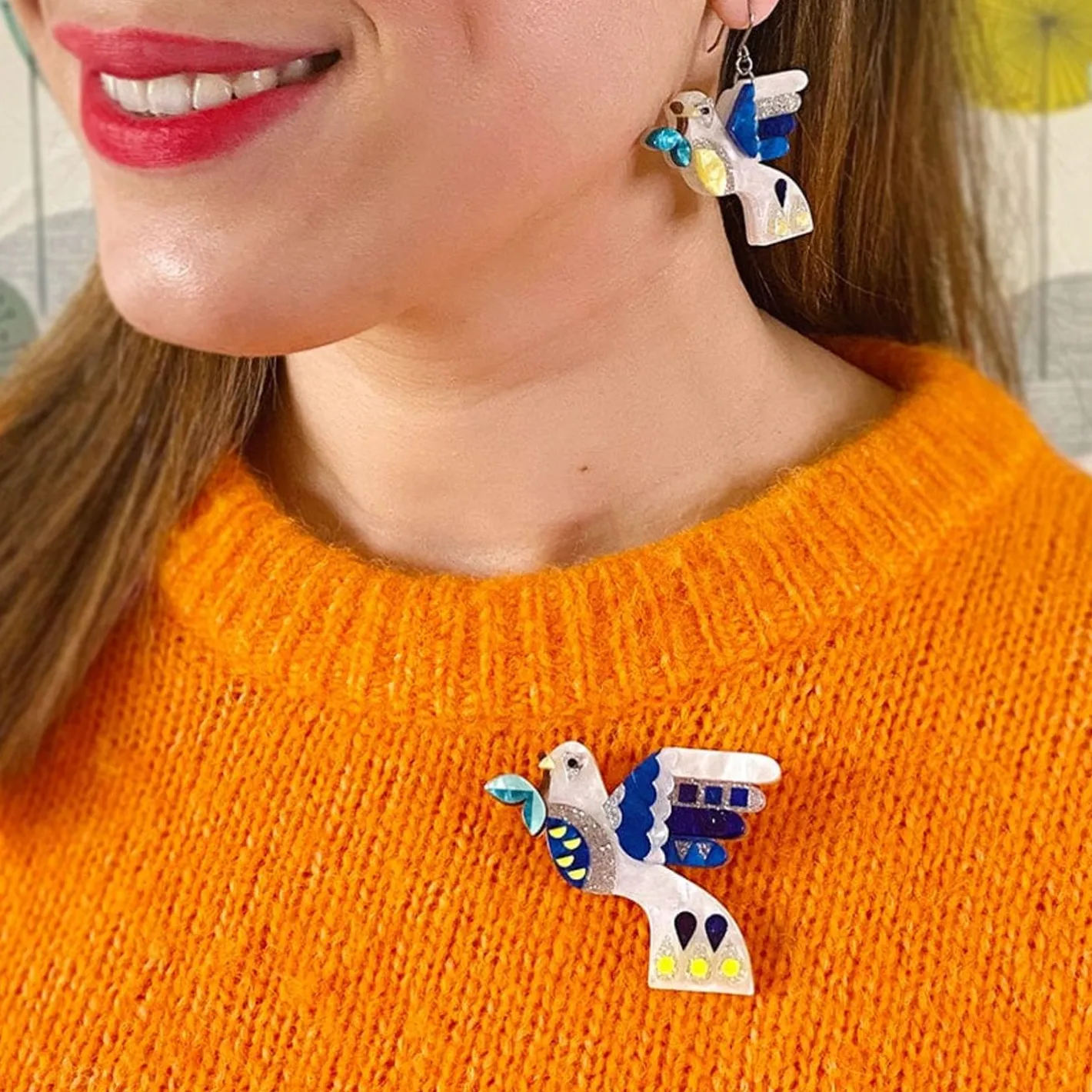 Erstwilder Peace & Love Brooch^ Brooches