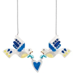 Erstwilder Peace & Love Necklace^ Necklaces